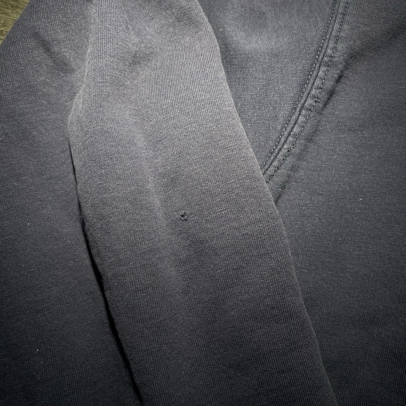 U.S. Air Force Navy Blue and Gray Pullover Drawstring Hoodie - Picture 8 of 10